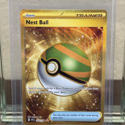 Gold Nest Ball [Secret Holo Rare] - Scarlet & Violet Pokemon TCG