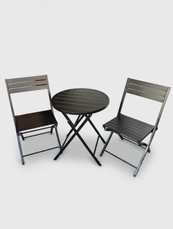 3-Piece Folding Bistro Table and Chair Set (At Home)