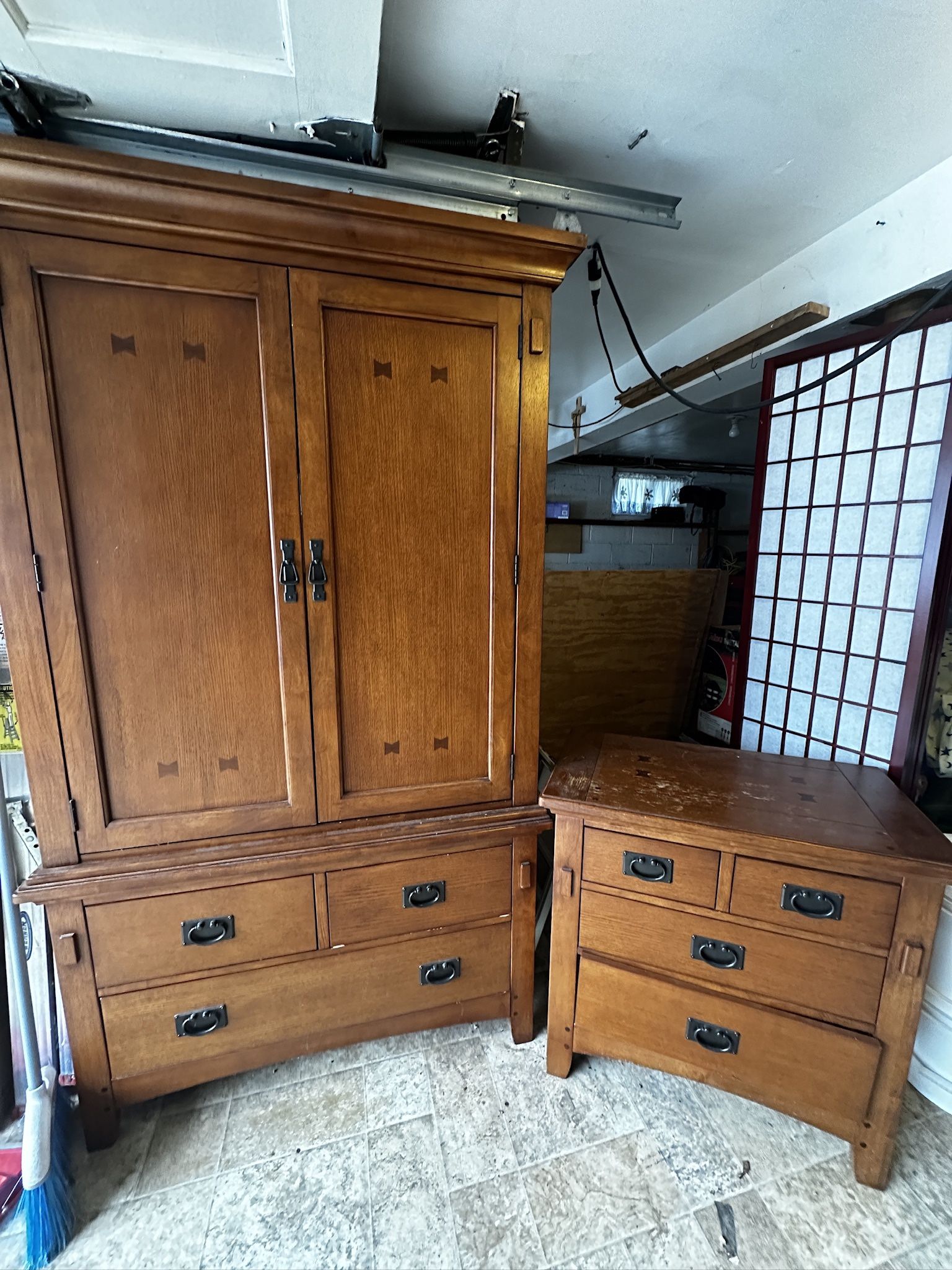 Antique Real Wood Dresser 