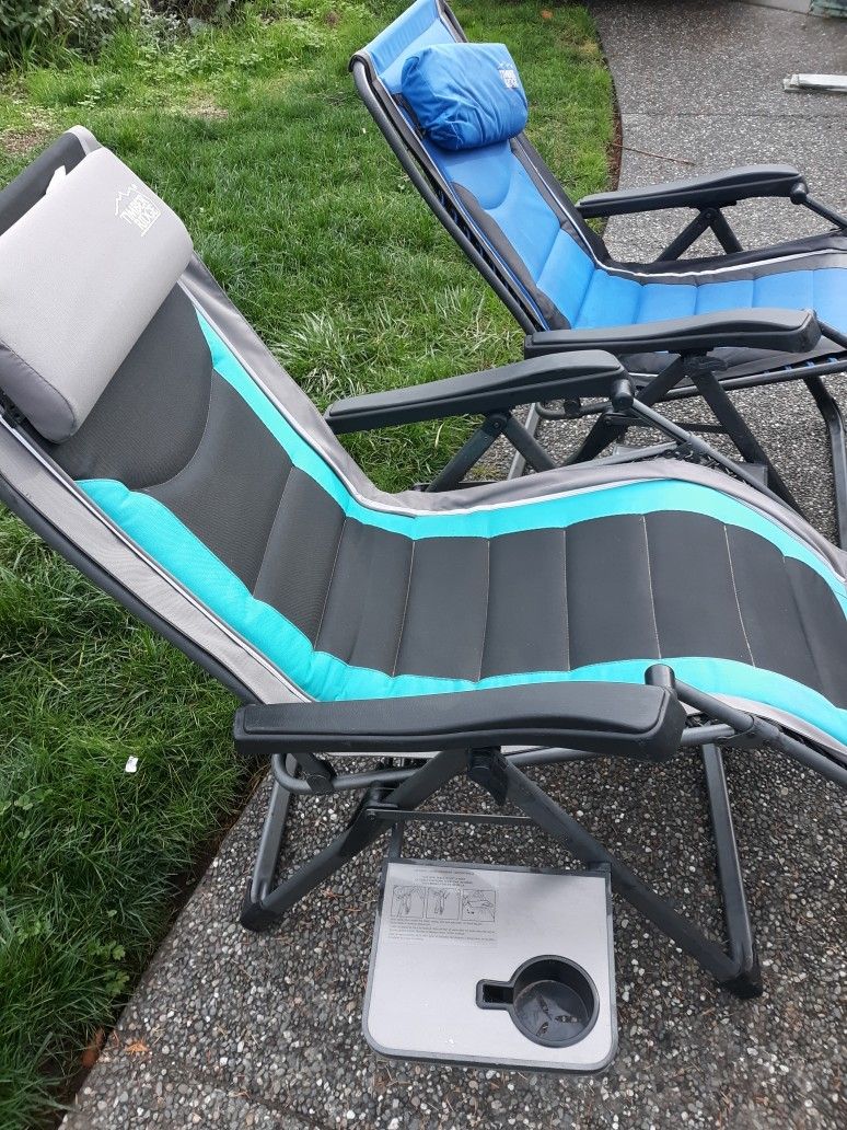 Camp Camping Lounge Chair Chaise Recliner Outdoor Furnitire Luxury Quality