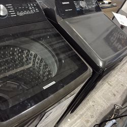 Samsung Topload Washer And Gas Dryer
