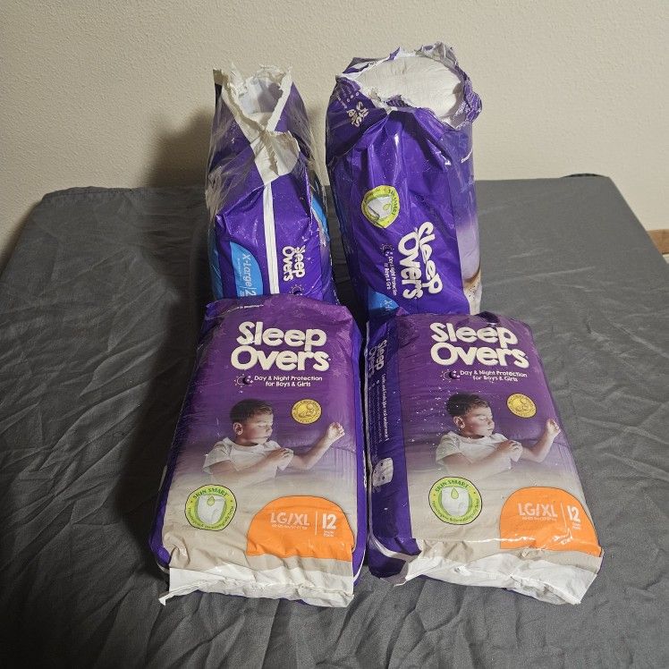 Sleepover Large/Xlarge Diapers