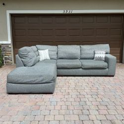 Large Grey Sectional From City Furniture 