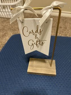 Party Card  Sign  decor