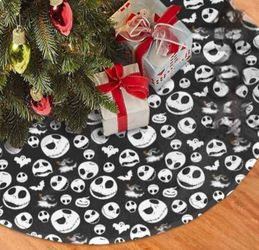 Nightmare before Christmas Halloween, Christmas Tree Skirt