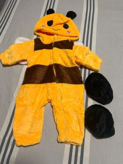 Baby Bee Halloween Costume with Booties
