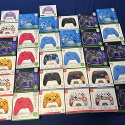 Nintendo Switch And Xbox Controllers 