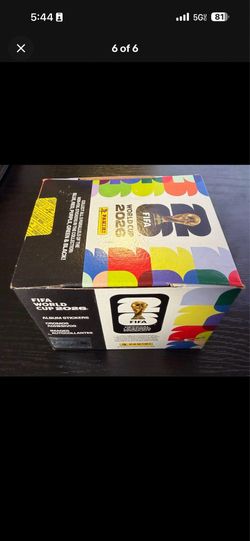 World Cup panini stickers box of 50 packs 2026