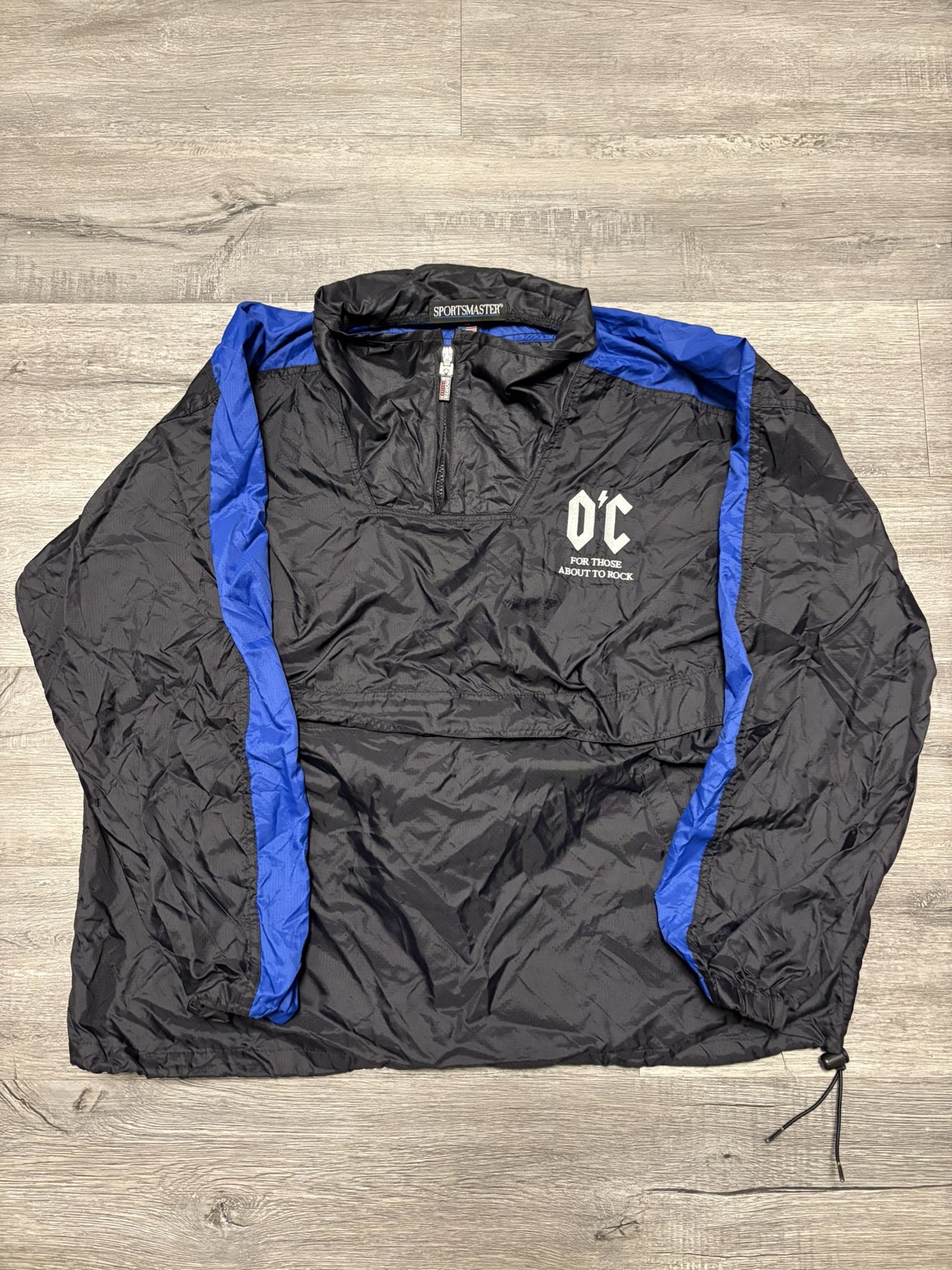 Vintage Sportsmaster Windbreaker Jacket XL ACDC For Those About To Rock #1488