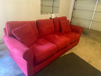 Red sofa