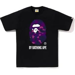 Black and purple Bape tee
