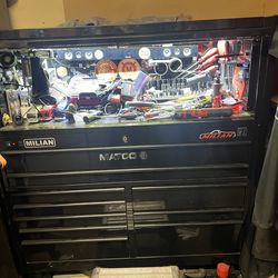 4s double bay Matco tools tool box and hutch