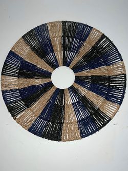 Hand Woven Seagrass Wall Decor - coastal cottage - boho chic  $15