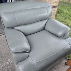 Leather Electric Recliner OBO