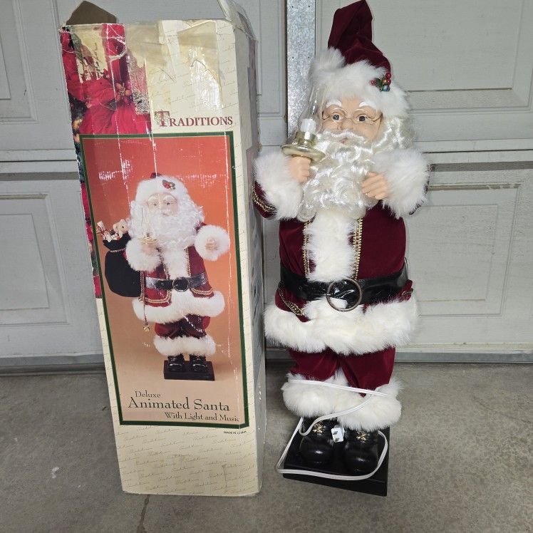 Deluxe Animated Santa 