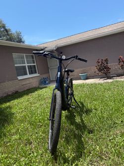 A pedal assist beach cruiser