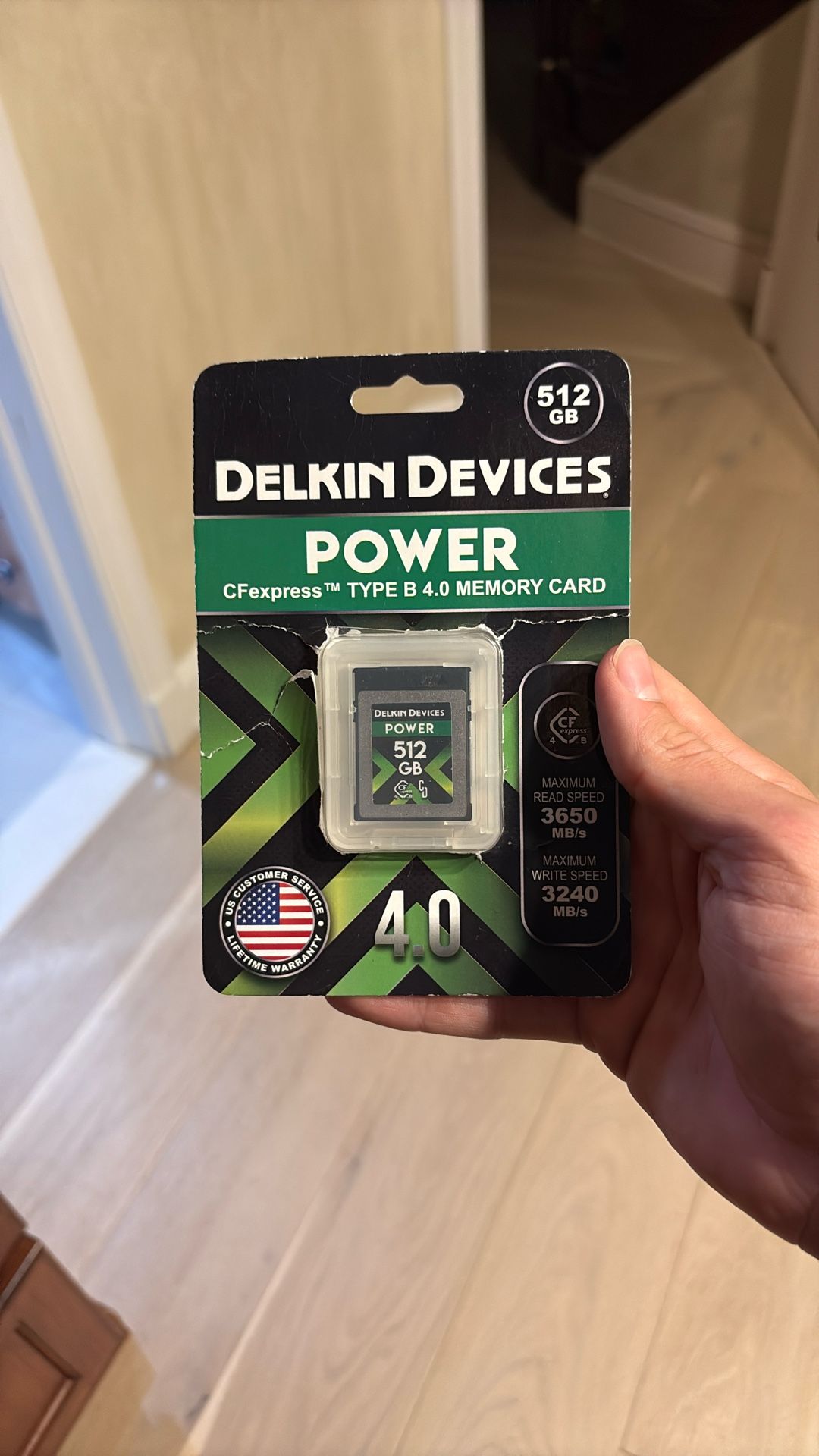 Delkin Devices 512 Gb Type B 4.0 Memory Card
