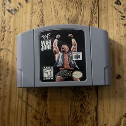 🎮 Nintendo 64 Game for Sale – WWF War Zone 🎮