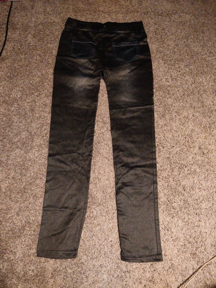 Slim Polyester Spandex Leggings 