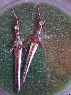 Dagger earrings