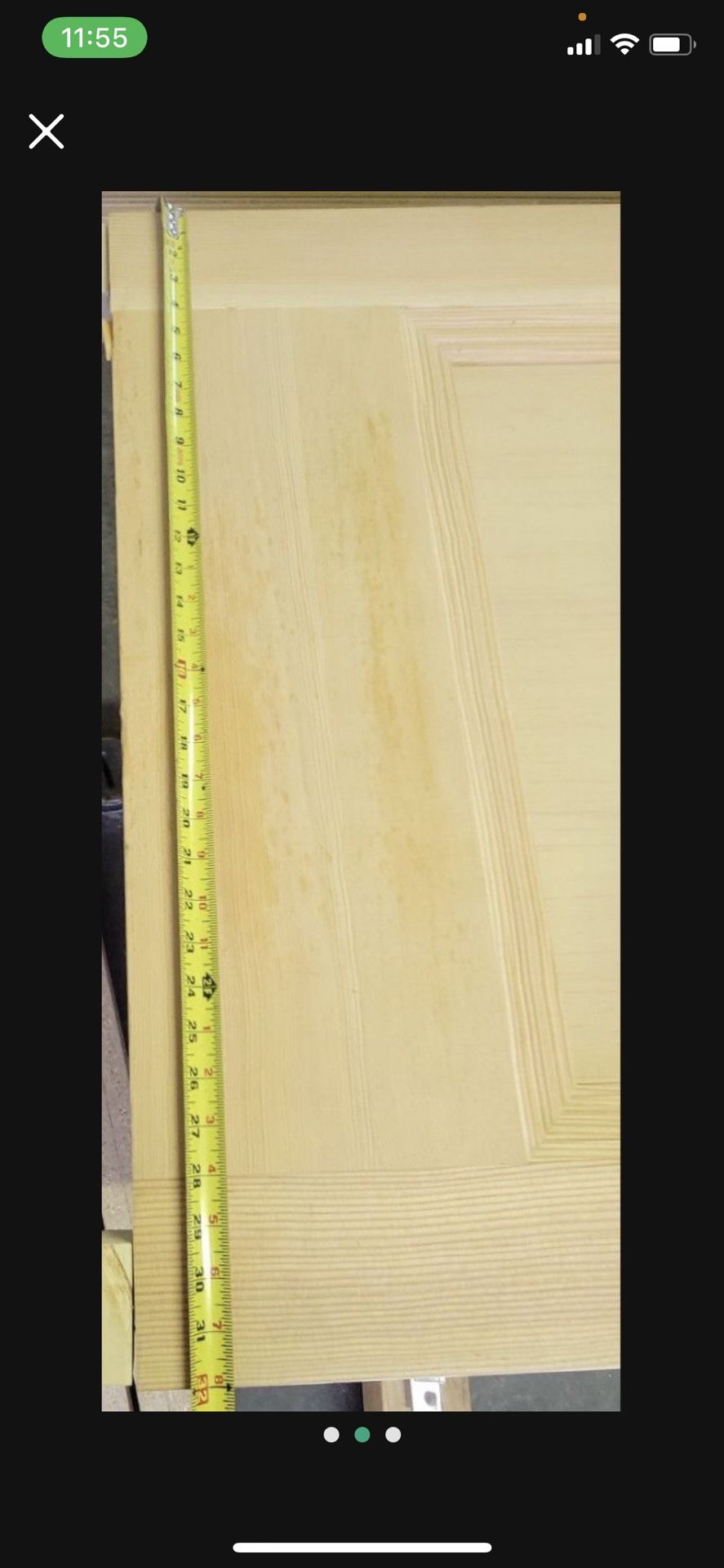 Solid Wood Door Set Of (2)