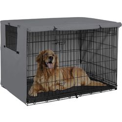 Dog Crate Cover - Gray Thumbnail