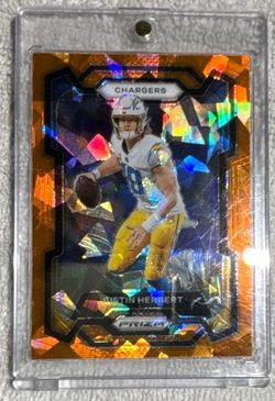 2023 Panini Prizm Justin Herbert #158 Orange Ice Parallel - LA Chargers
​Asking Price: $10
