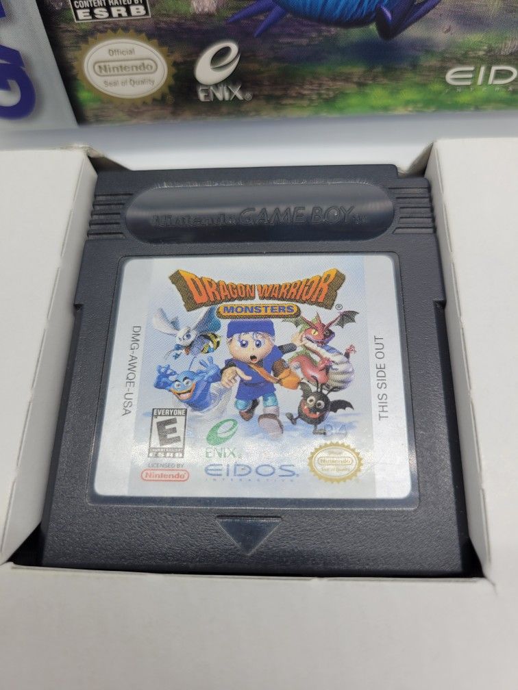 Dragon Warrior Monsters Eidos Enix Nintendo Gameboy Color CIB Complete Rare  HTF