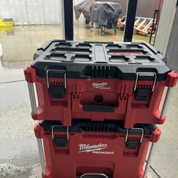 Milwaukee Pack out Tool Boxes New 