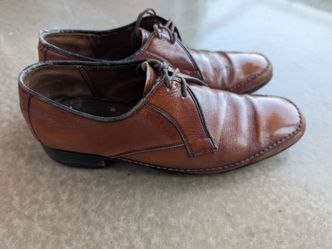 Barker Nova Apron-Style Lace-up Dress Shoes UK 7.5 US 8.5 EU 42.