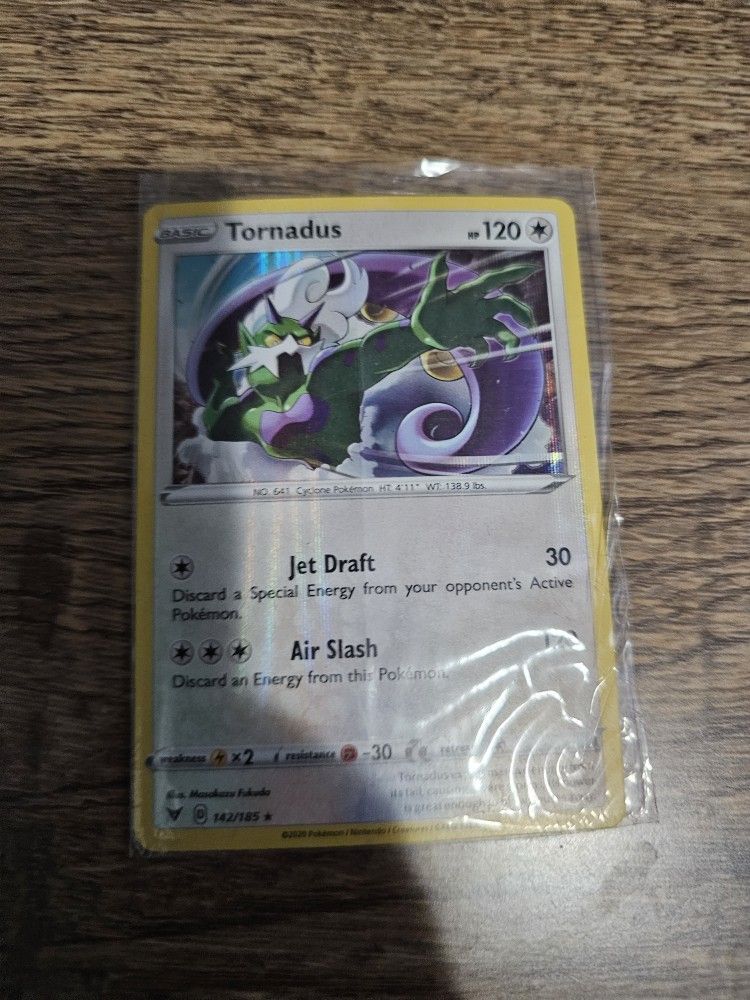 Tornadus Pokémon Card. Mint Condition.