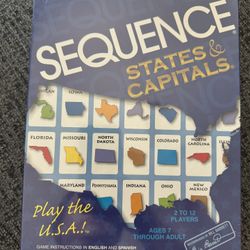 Sequence States & Capitals Game