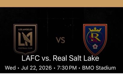 LAFC Vs Real Salt Lake