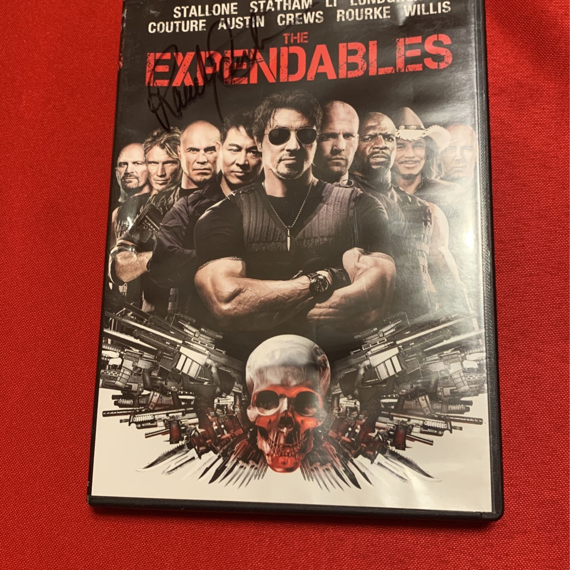 The Expendables Randy Couture Autographed DVD