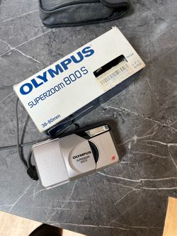Olympus Superzoom Vintage compact 35mm point and shoot camera tested and working