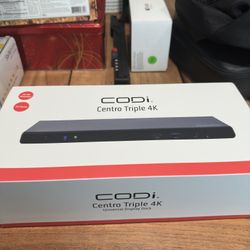 CODi Centro1080 USB-C Triple Display Docking Station | Supports 2 Screens (Windows, macOS, and ChromeOS), Triple 4K@60Hz, 96W PD Charging