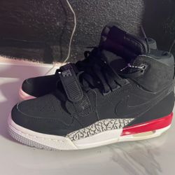 Air Jordan Legacy 312 Black Cement Red White 