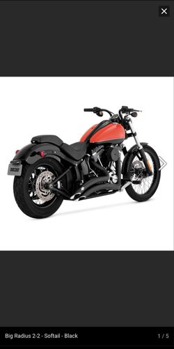 Vance And Hines Big Radius 2-2 Softail Exhaust (Part # 46396)