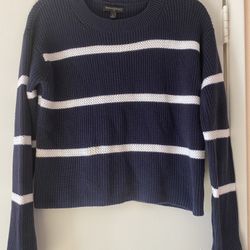 Banana Republic Navy Striped Sweater