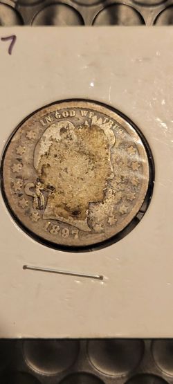 1897-S Barber Silver Quarter - Semi-Key Date (G-4)