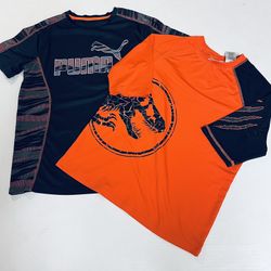 PUMA & JURASSIC WORLD T-Shirts YOUTH SIZE XL 14-16
