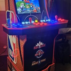 NBA Jam Arcade1up Cabinet With Over 15,000 Video Games 