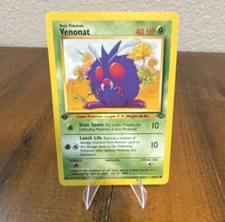 Pokémon Venonat Jungle 1st Edition 63/64 Mitsuhiro Arita 40 HP