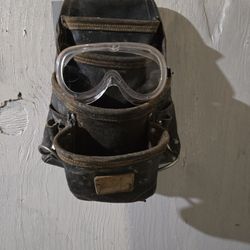 Used Side Leather Tool Bag