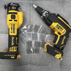 Dewalt Router + Screwgun + 100 Router Bits