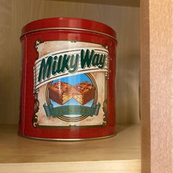 1989 Vintage Milky Way Tin Container 