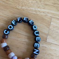 Coffee Queen /coffee Lover Bracelet 
