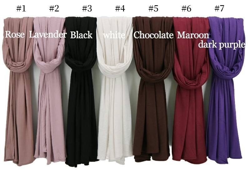 Premium Jersey Hijabs / Shawls