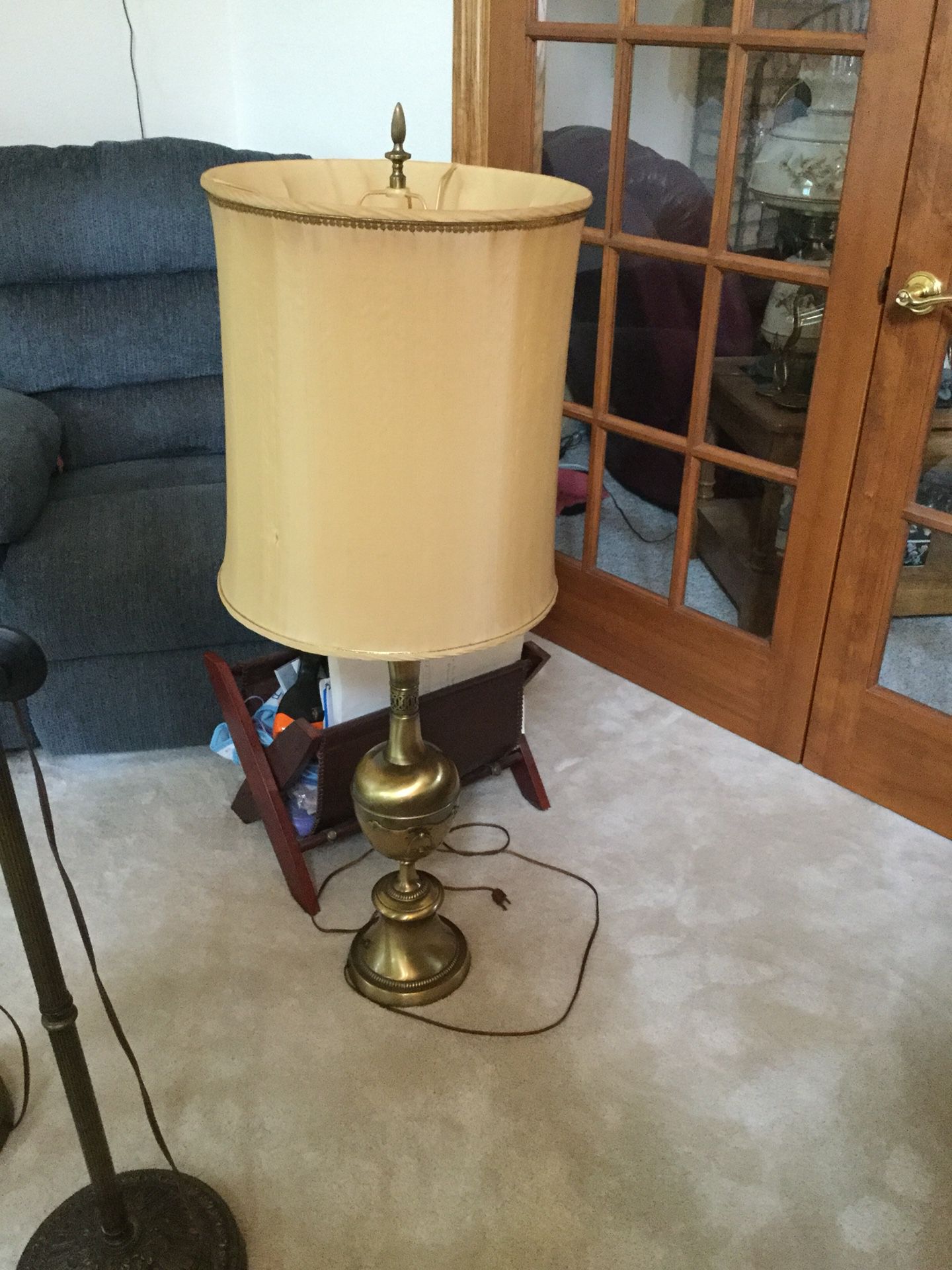 Brass vintage lamp. Green Bay Wisconsin.