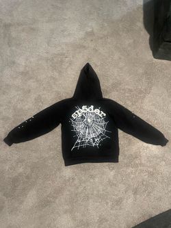Black OG web Sp5der hoodie